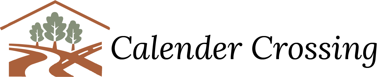 Calendar Crossing Black Italic Text